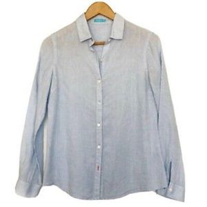 ⚡️J Mclaughlin Light Blue Button Up Shirt Size 6